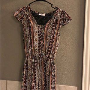 Patterned romper